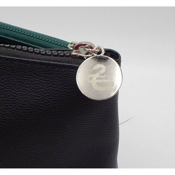 Harry Potter Slytherin Hogwarts Uniform Clutch Purse 2 PC Zippered Black Green - Picture 6 of 10